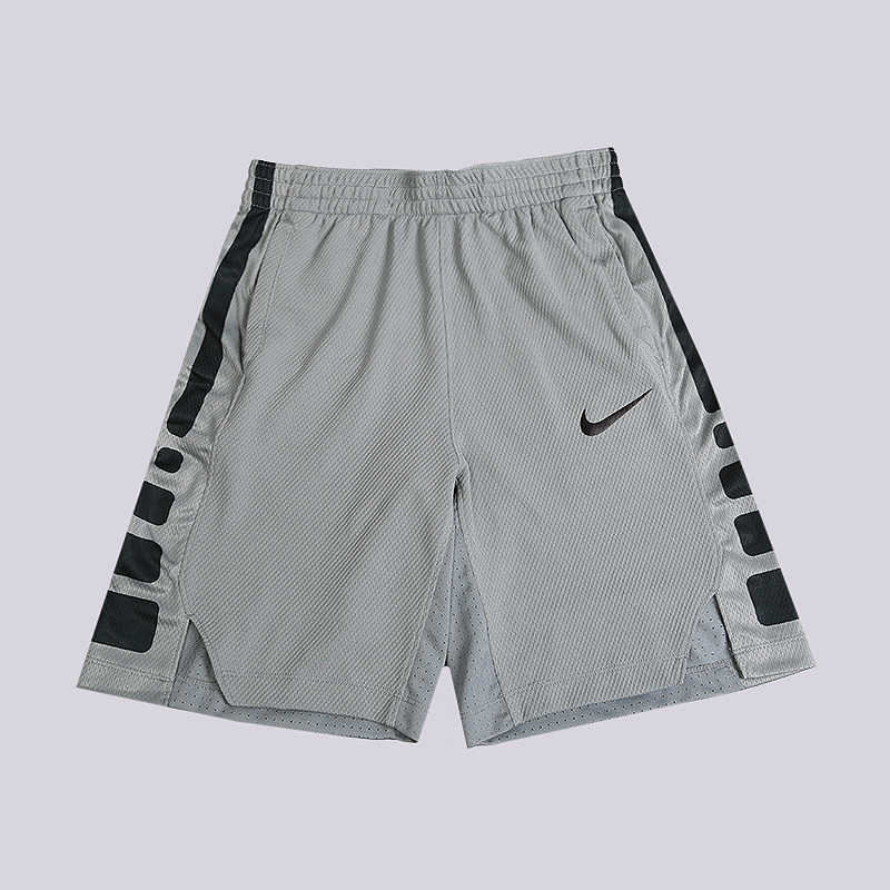 детские серые шорты Nike Dri-FIT Elite Older Kids' Basketball Shorts 850877-065 - цена, описание, фото 1